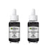 Garnier Skin Active 4% AHA + BHA & Niacinamide Charcoal Face Serum 30 ml 2 Pack