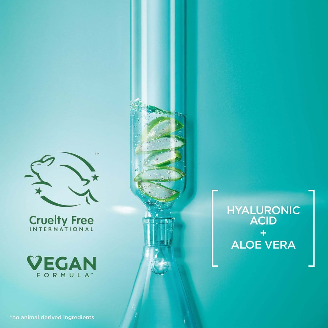 Garnier Skin Active Hyaluronic Aloe Gel Cleanser 200 ml 2 Pack
