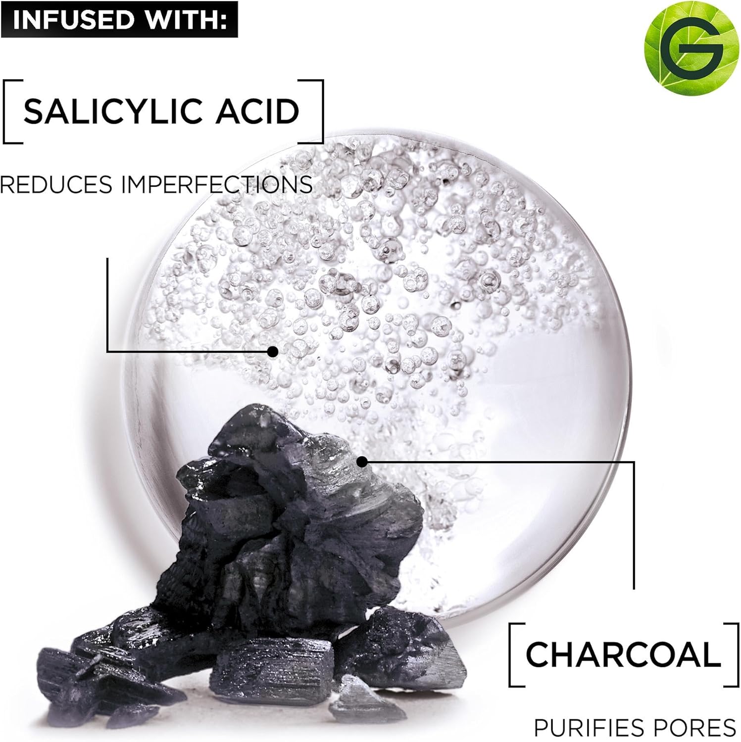 Garnier Skin Active Purifying Micellar Jelly Water With Charcoal &amp; Salicylic Acid 400 ml / 13.5 fl oz