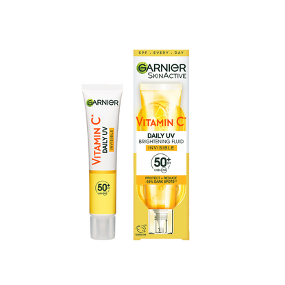 Garnier Skin Active Vitamin C Daily UV Brightening Fluid Invisible, SPF50+ 40 ml