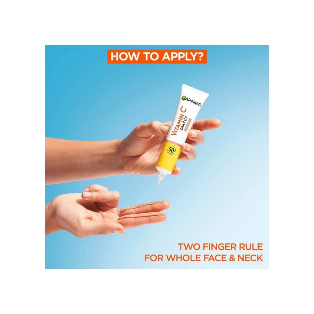 Garnier Skin Active Vitamin C Daily UV Brightening Fluid Sheer Glow, SPF50+ 40 ml