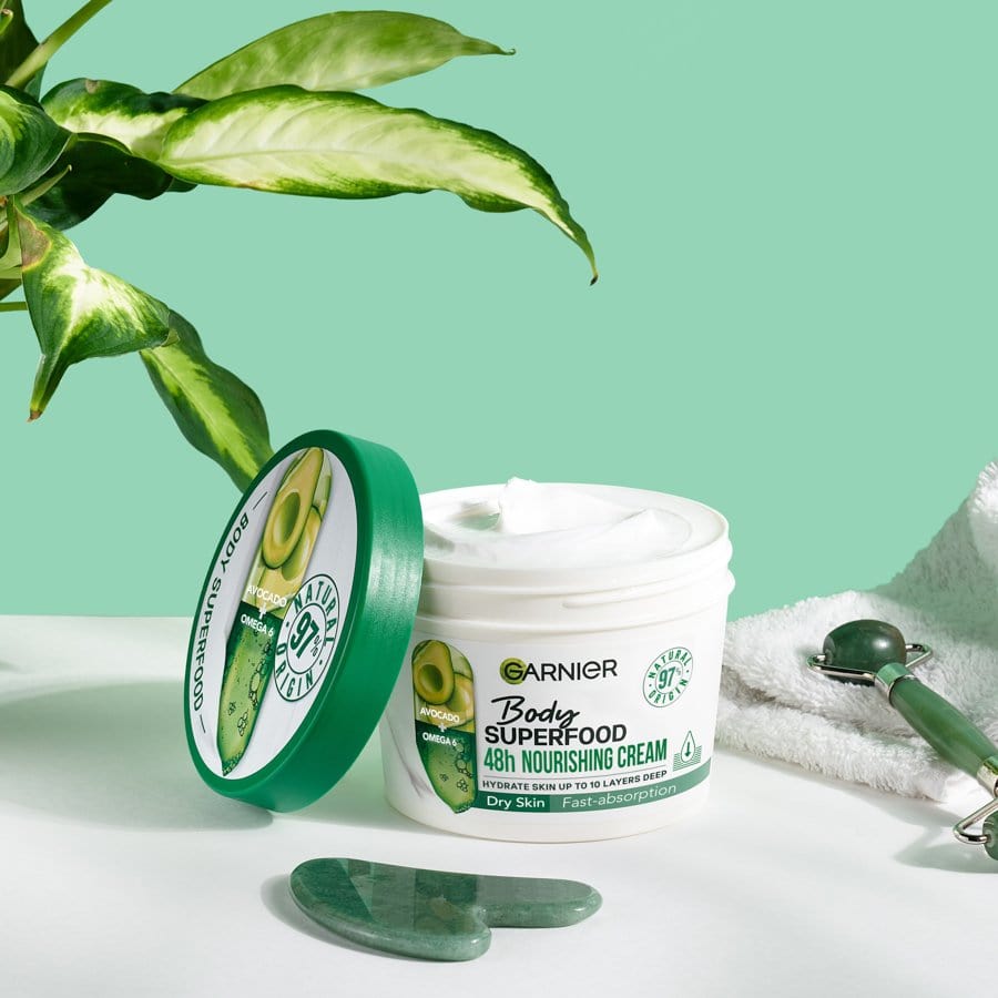 Garnier Superfood Avocado &amp; Omega 6 Superfood Nourishing Body Cream 380ml