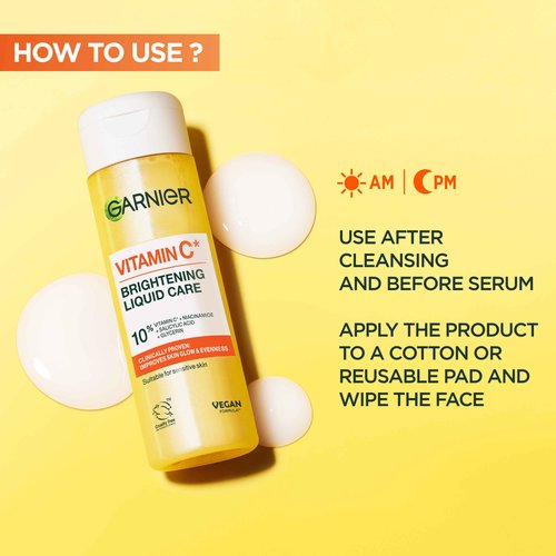 Garnier Vitamin C Brightening Toner // Glycerin, Niacinamide, Salicylic Acid 120 ml