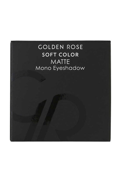 Golden Rose Soft Color Matte Mono Eyeshadow 15g - 17 Charcoal