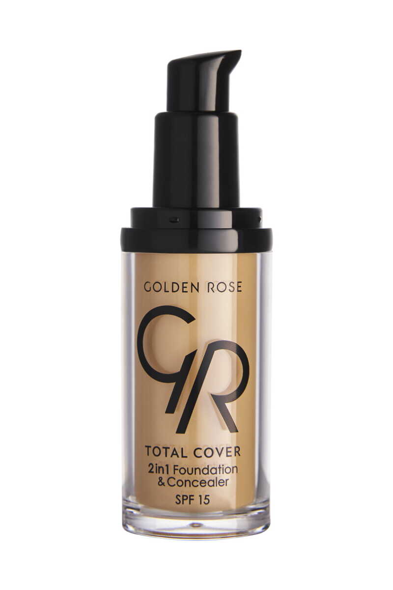 Golden Rose Total Cover 2 in 1 Foundation &amp; Concealer - 23 Medium Yellow Beige