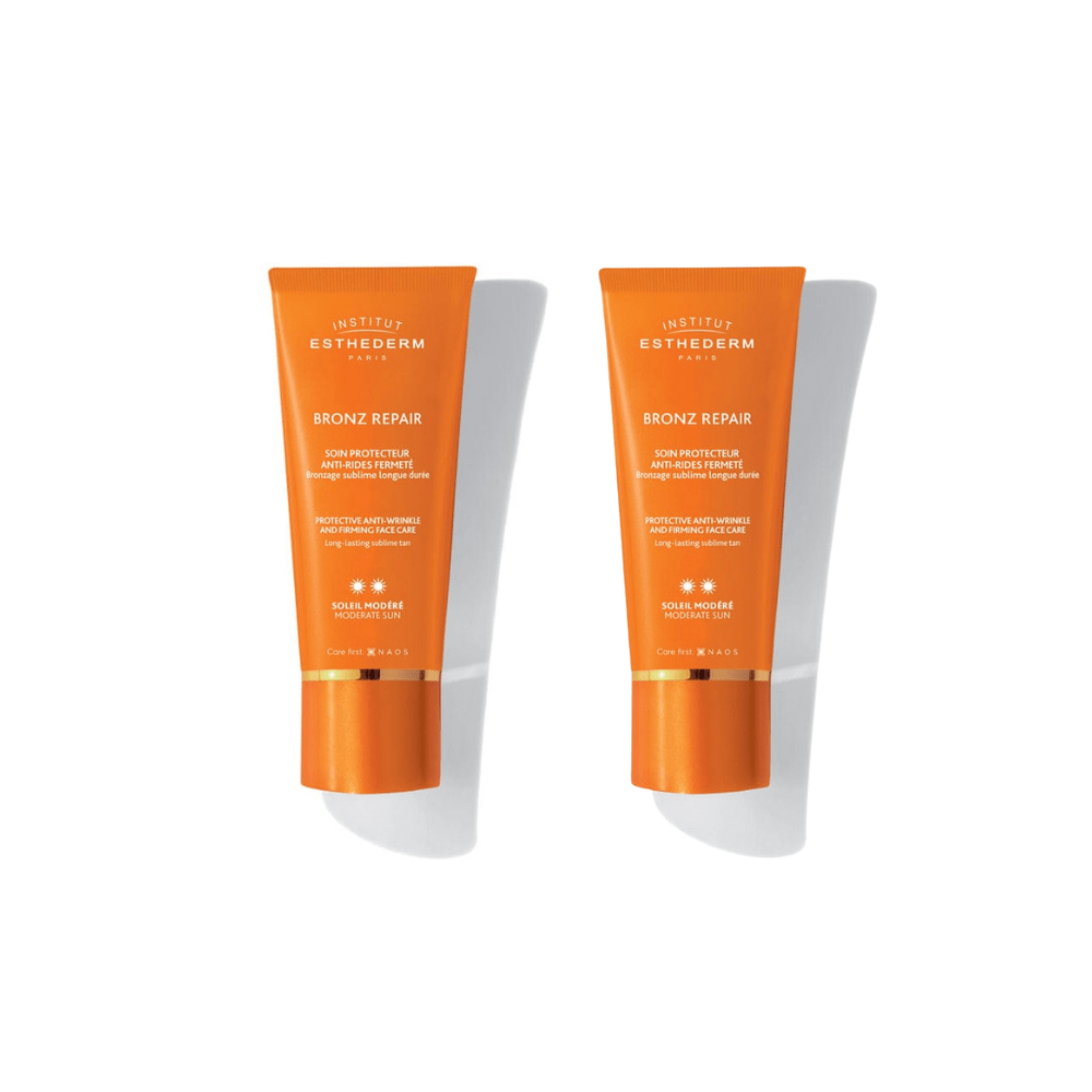 Institut Esthederm Bronze Repair Soleil Moderate Sunscreen Cream 50 ml 2 Pack