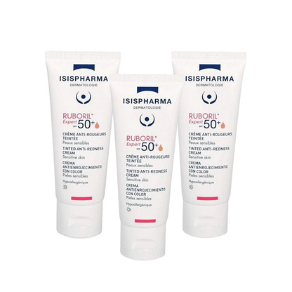 Isıs Pharma Ruboril Expert SPF50+ Cream 40ml 3 Pack