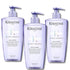 Kerastase Blond Absolu Bain Lumiere Shine Shampoo for Treated Blonde Hair 500ml 3 Pack