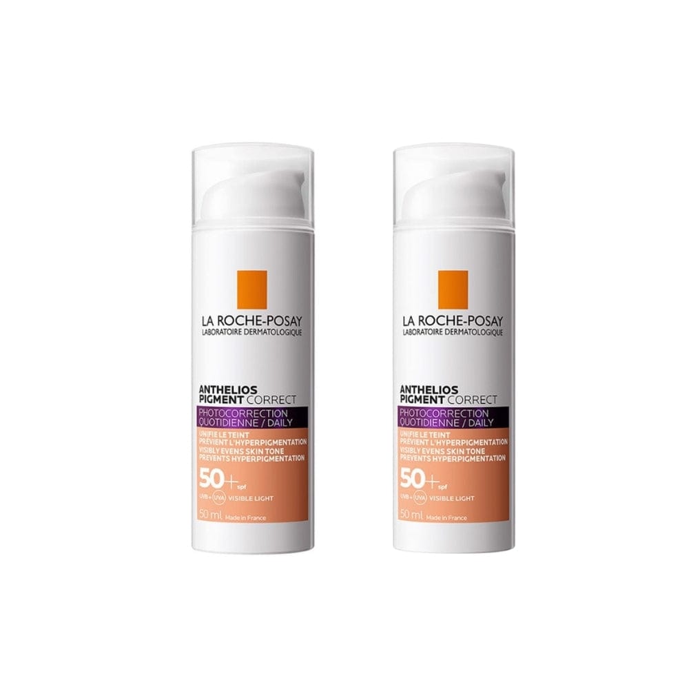 La Roche Posay Anthelios Pigment Correct Sunscreen SPF50+ 50 ml - Medium 2 Pack