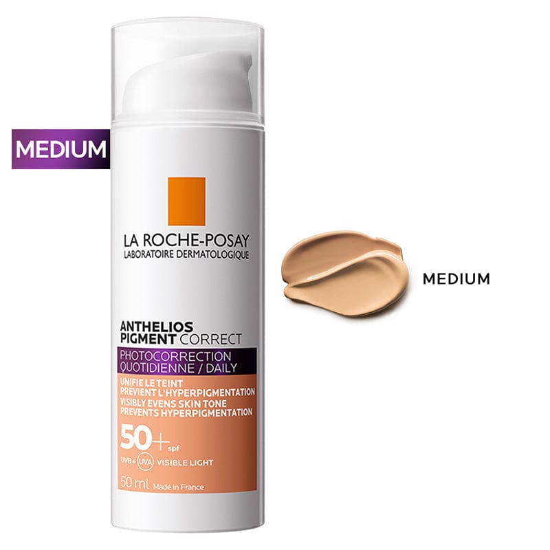 La Roche Posay Anthelios Pigment Correct Sunscreen SPF50+ 50 ml - Medium 3 Pack