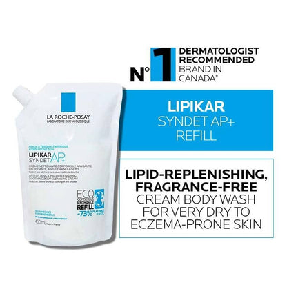 La Roche Posay Lipikar Syndet AP+ 400ml - Refill