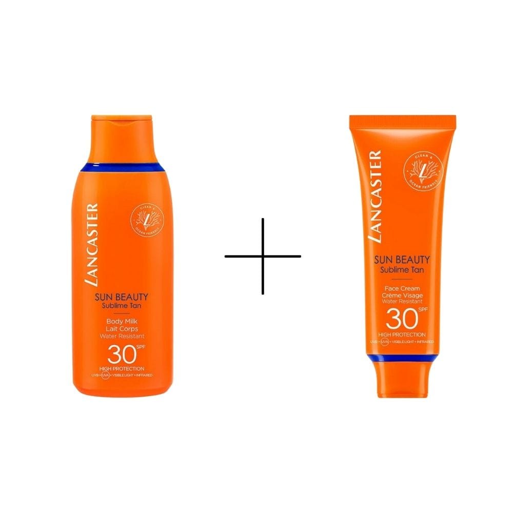 Lancaster Sun Beauty Body Milk Spf30 175 ml + Lancaster Sun Beauty Face Cream SPF30 50 ml