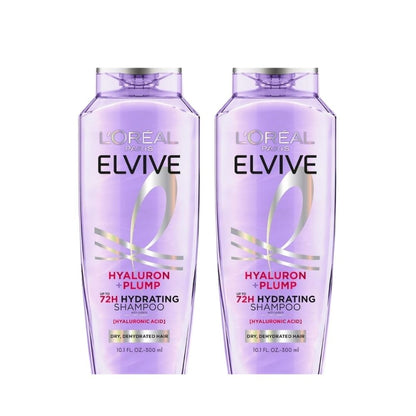 Loreal Elseve Hydra [Hryaluonic] Moisture Filling Shampoo 300 ml -2 Pack
