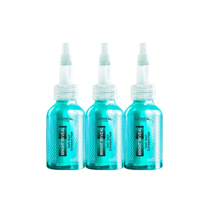 Loreal Paris Bright Reveal Anti Dark Spot Exfoliant Regenerating Peeling Serum 25 ml 3 Pack