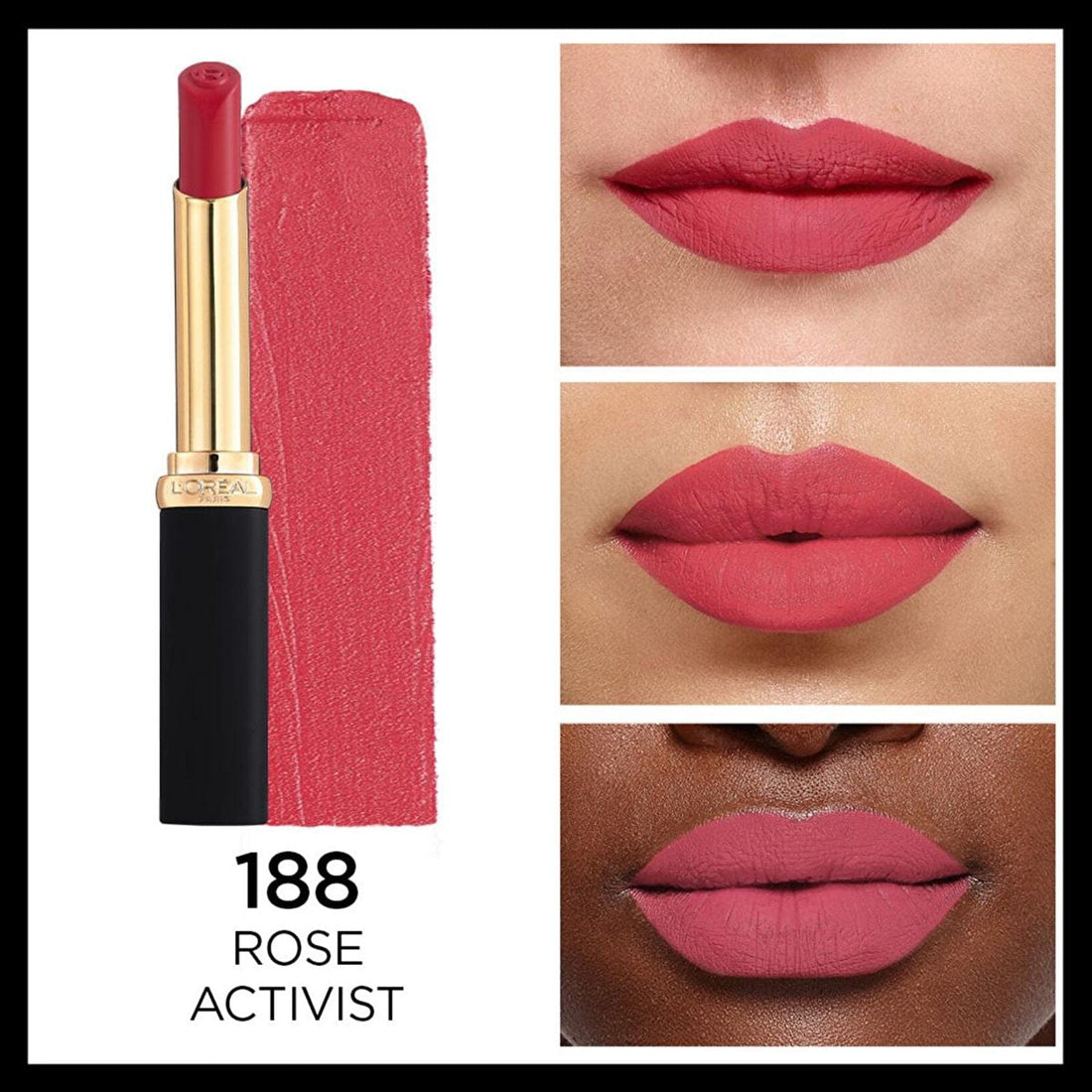 Loreal Paris Colour Riche Intense Volume Matte Lipstick -188 Rose Activist