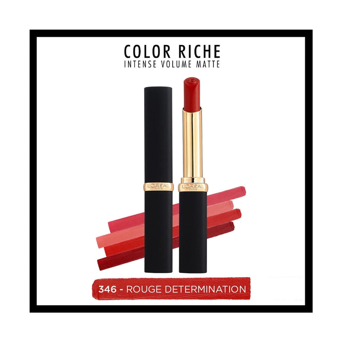 Loreal Paris Colour Riche Intense Volume Matte Lipstick -346 Rouge Determination