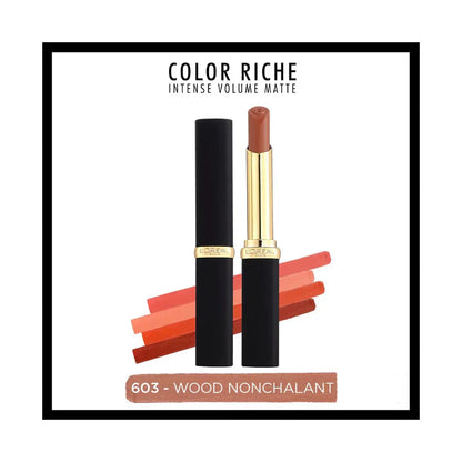 Loreal Paris Colour Riche Intense Volume Matte Lipstick -603 Wood Nonchalant