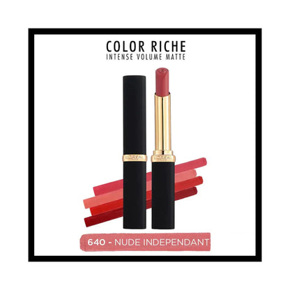 Loreal Paris Colour Riche Intense Volume Matte Lipstick -640 Nude Independant