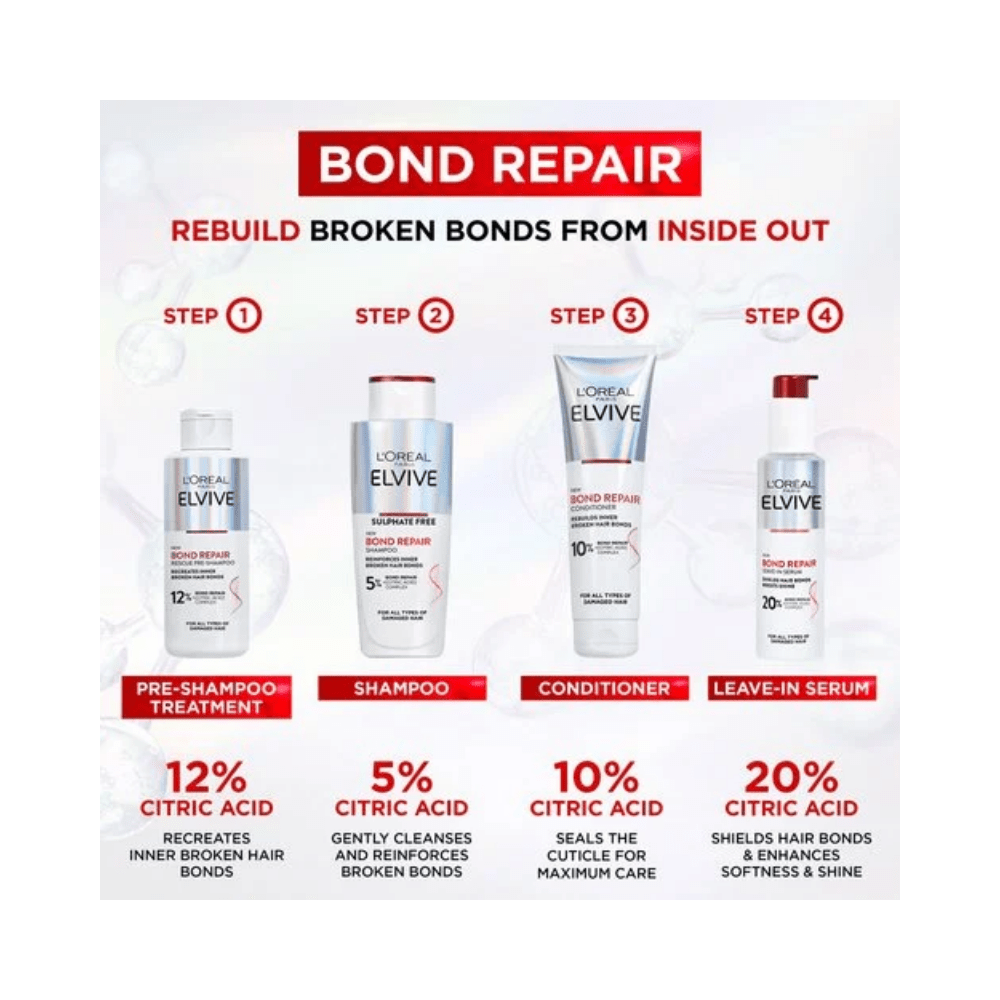 Loreal Paris Elseve Bond Repair Shampoo Treatment 200 ml