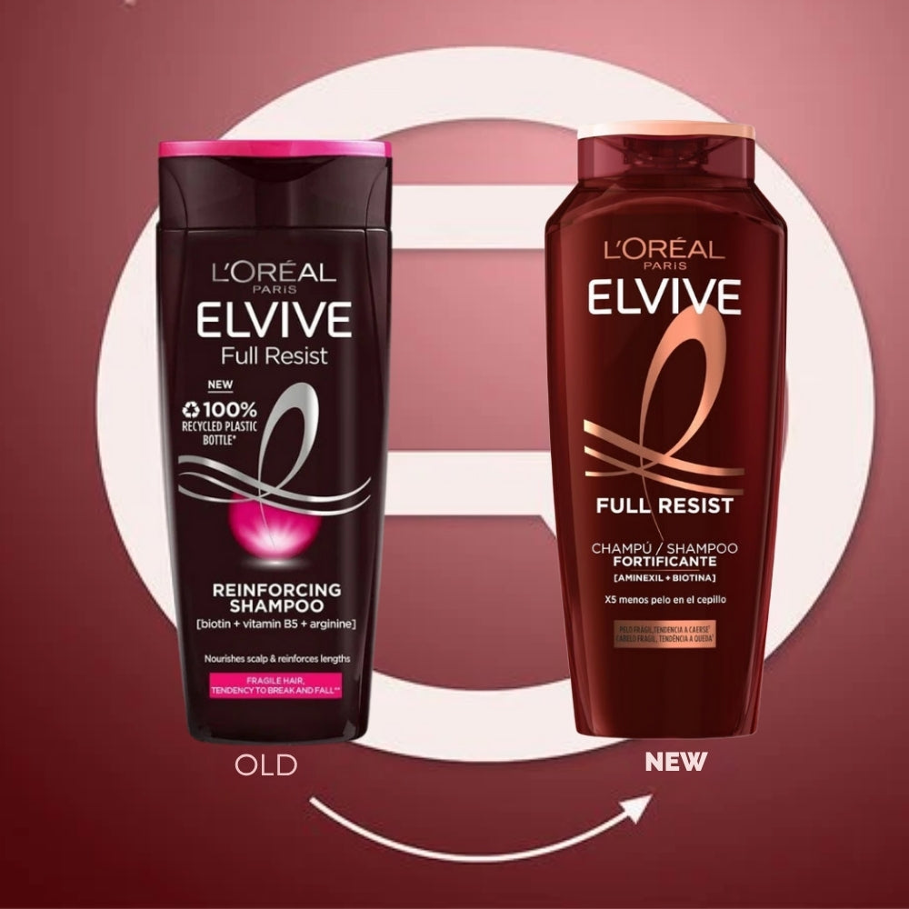 Loreal Paris Elvive Full Resist Fortifying Shampoo 300ml 3 Pack