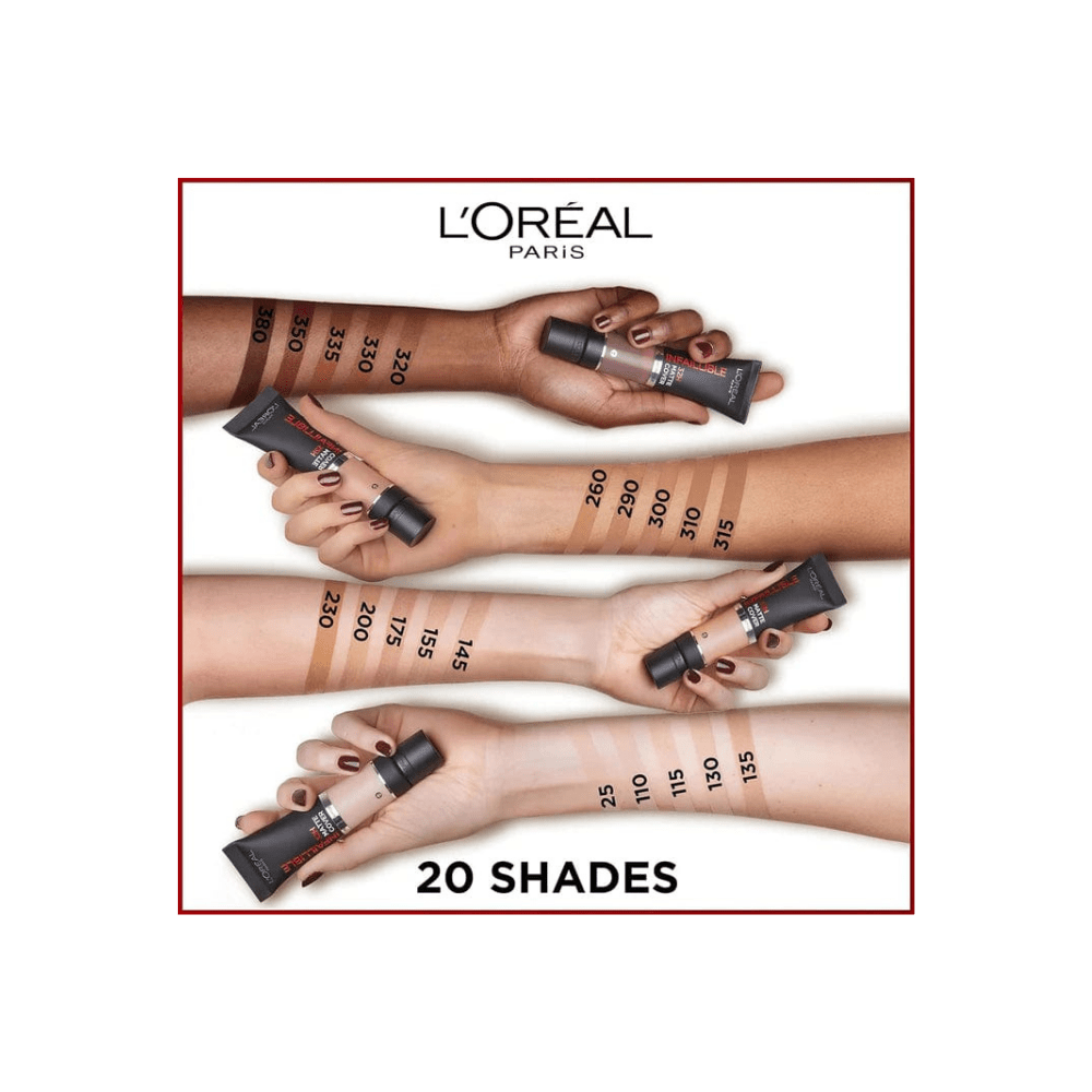 Loreal Paris Infaillible 32 H Matte Cover High Coverage Foundation 30 ml - 155 Cold Undertone