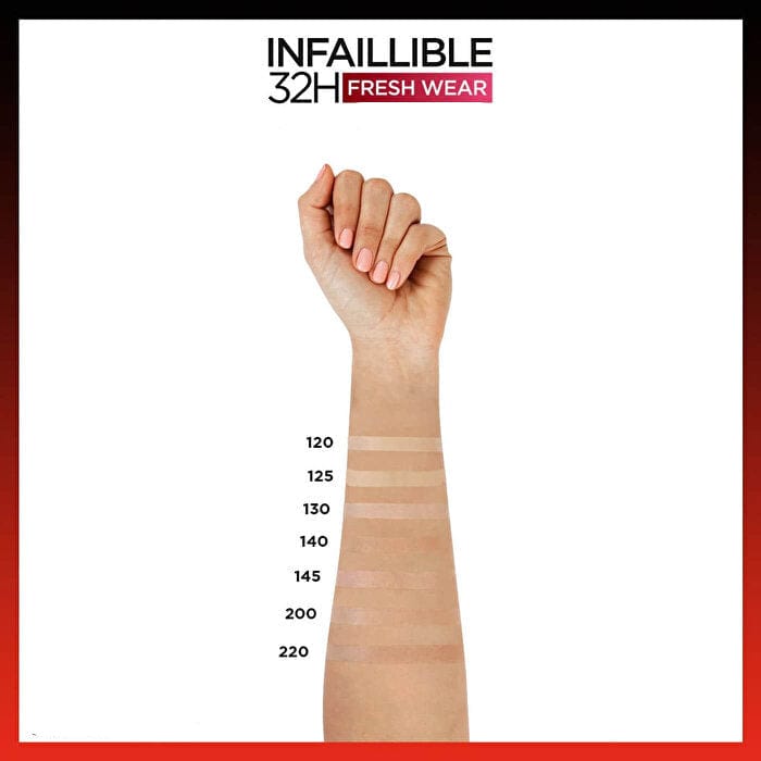 Loreal Paris Infaillible 32H Fresh Wear Vitamin C Foundation - 120 Golden Vanilla
