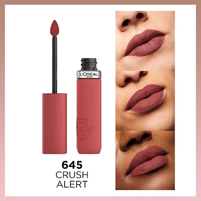 Loreal Paris Infaillible Matte Resistance Liquid Lipstick -645 Crush Alert