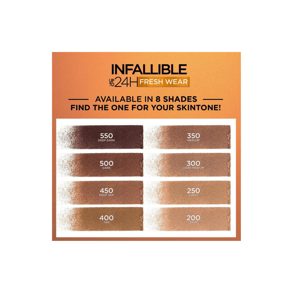Loreal Paris Infallible Up to 24H Fresh Wear Matte Bronzer -300 Light Medium