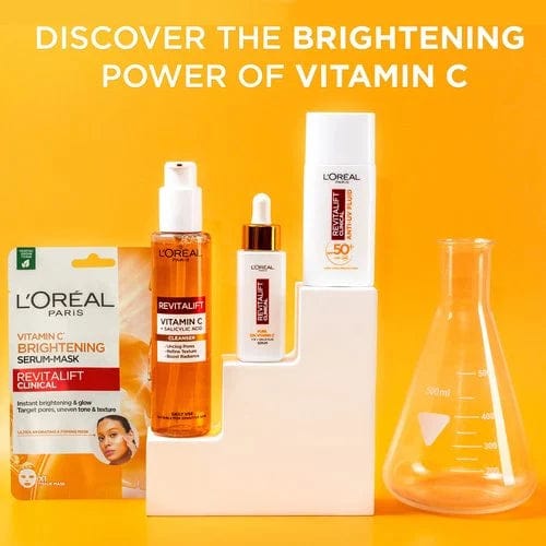 Loreal Paris Revitalift Clinical [Vitamin C + Salicylic Acid] Anti-Pore, Brightening Cleansing Gel 150 ml