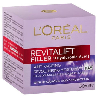Loreal Paris Revitalift Hyaluronic Anti-Aging Day Filler Cream 50 ml