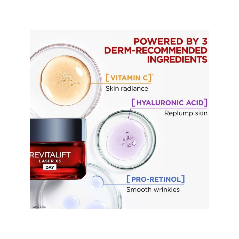 Loreal Paris Revitalift Laser X3 Deep Anti-Ageing Day Cream 50 ml
