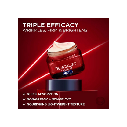 Loreal Paris Revitalift Laser X3 Deep Anti-Ageing Night Cream 50 ml