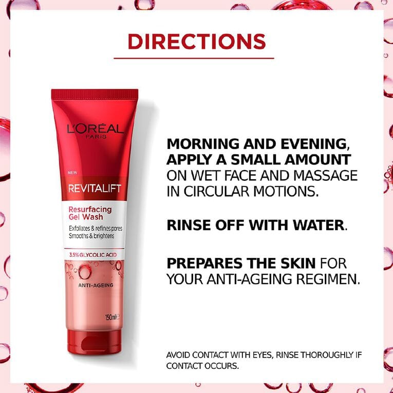 Loreal Paris Revitalift Skin Renewal Cleansing Gel 150 ml
