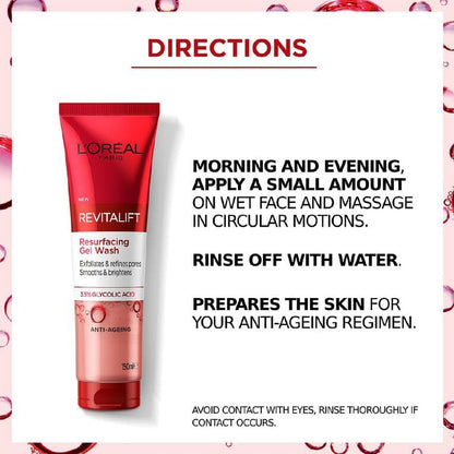 Loreal Paris Revitalift Skin Renewal Cleansing Gel 150 ml