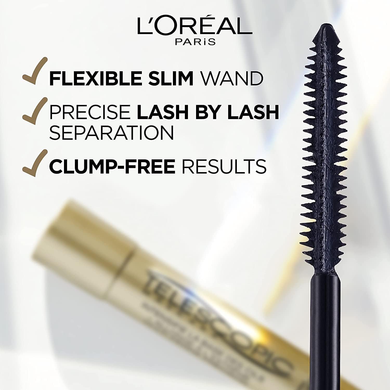 Loreal Paris Telescopic Gold Mascara - Black