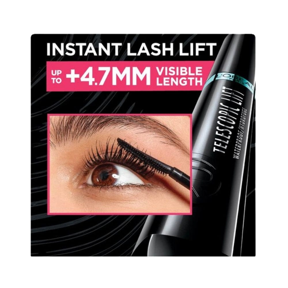 Loreal Paris Telescopic Lift Waterproof Mascara -Black