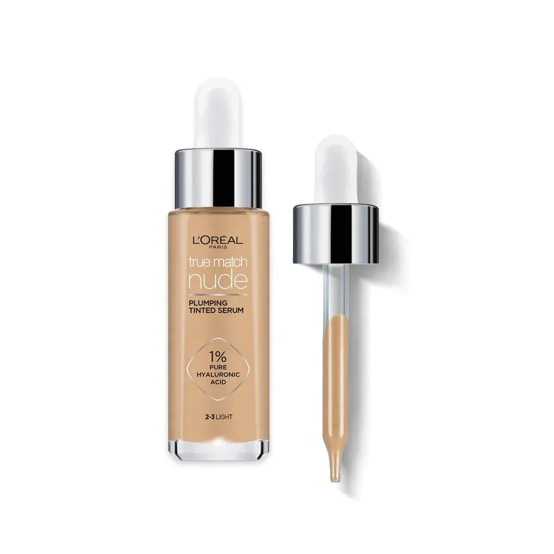 Loreal Paris True Match Nude Plumping Tinted Serum Foundation - 2-3 Light