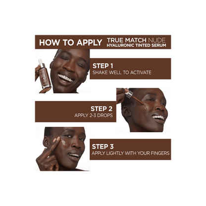 Loreal Paris True Match Nude Plumping Tinted Serum Foundation - 3-4 Light Medium