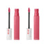 Maybelline New York Super Stay Matte Ink Liquid Matte Lipstick - 175 Ringleader Pink -2 Pack