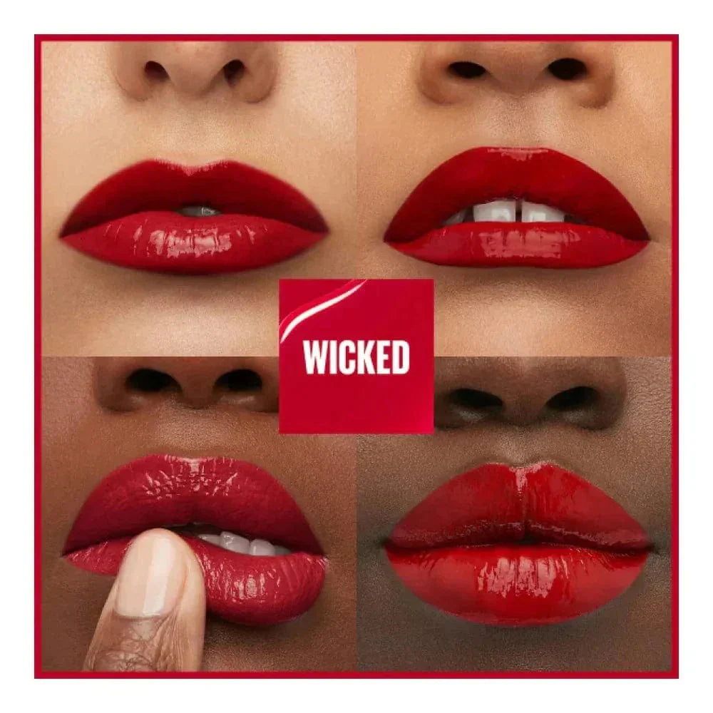 Maybelline New York Super Stay Vinyl Ink Long Lasting Liquid Gloss Lipstick - 50 Wicked -2 Pack