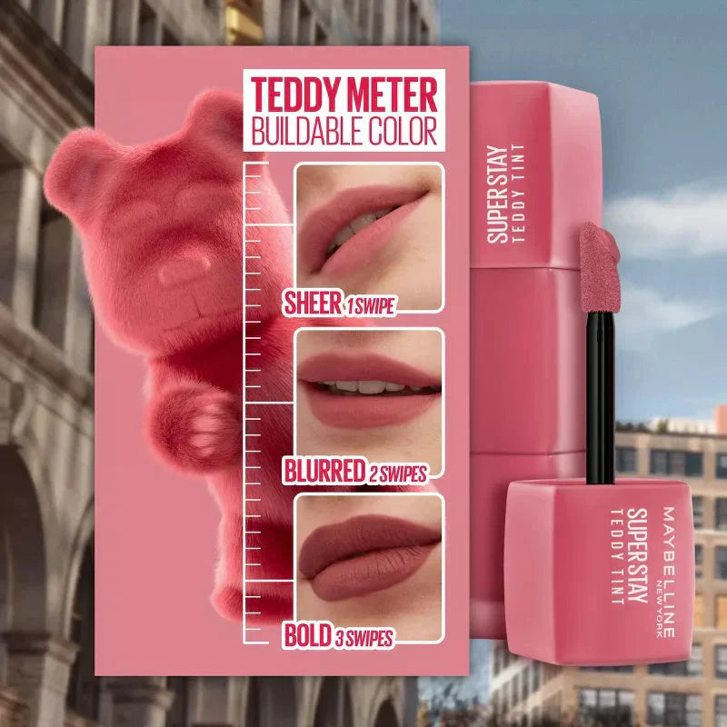 Maybelline Super Stay Teddy Tint Long Lasting Liquid Matte Tint -30 Coquettish