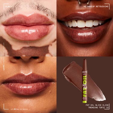 NYX Professional Makeup Fat Oil Slick Click Gloss Lip Balm - 12 Trending Topic
