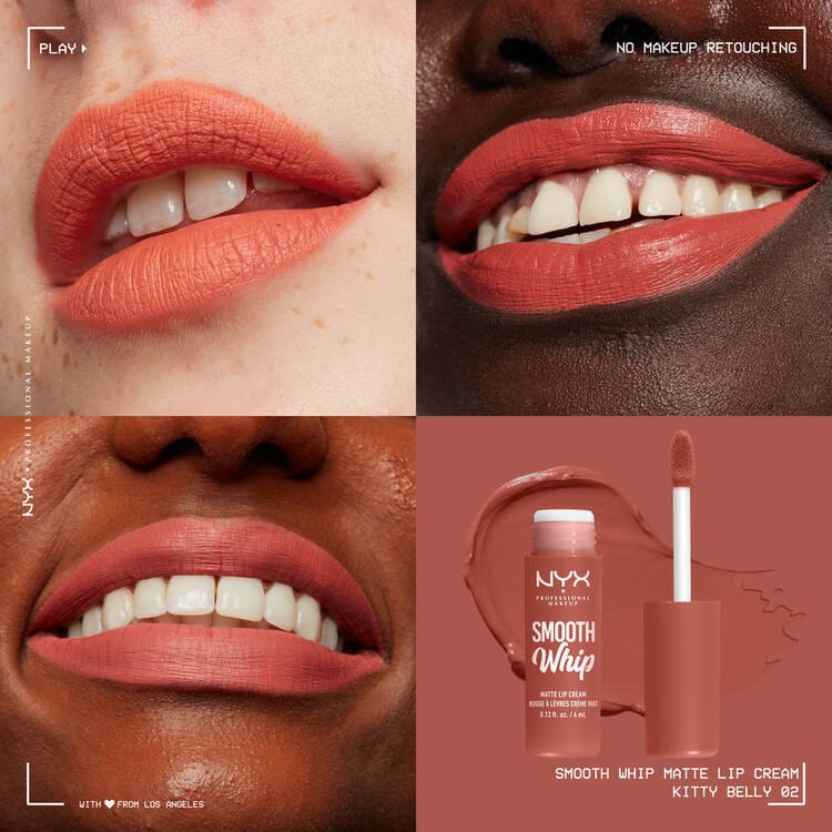 NYX Professional Makeup Smooth Whip Creamy Liquid Matte Lipstick - Kitty Belly