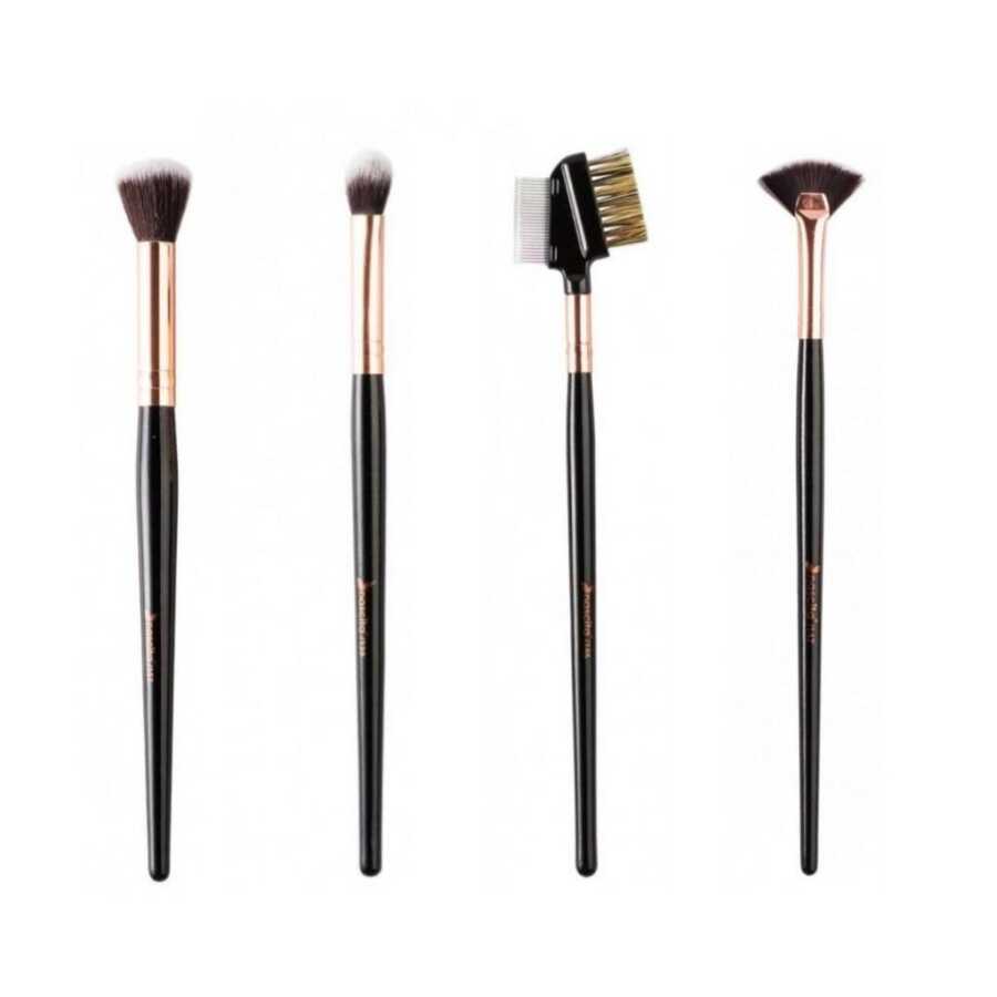 Nascita Pro Premium Eye and Eyebrow Makeup Brush Set 4-Piece