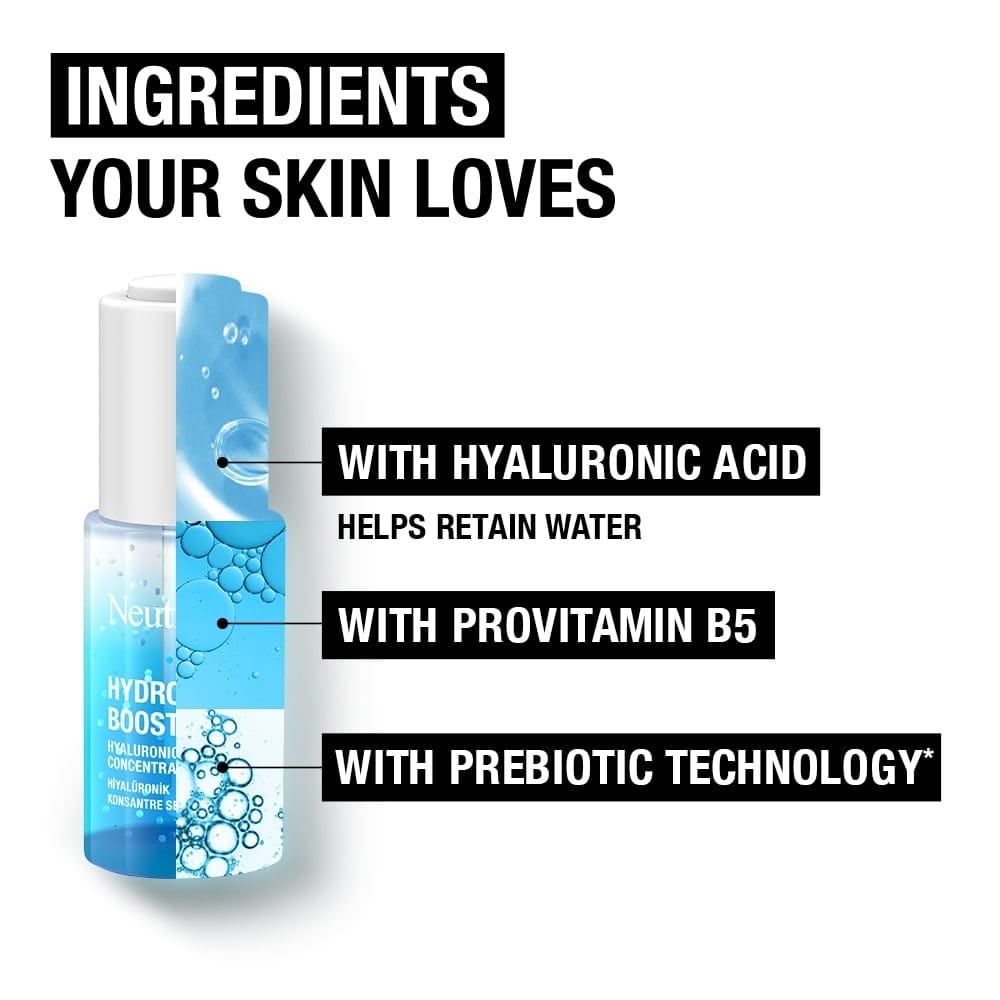 Neutrogena Hydro Boost Hyaluronic Acid Concentrated Serum 15ml / 0.5 fl oz 2 Pack