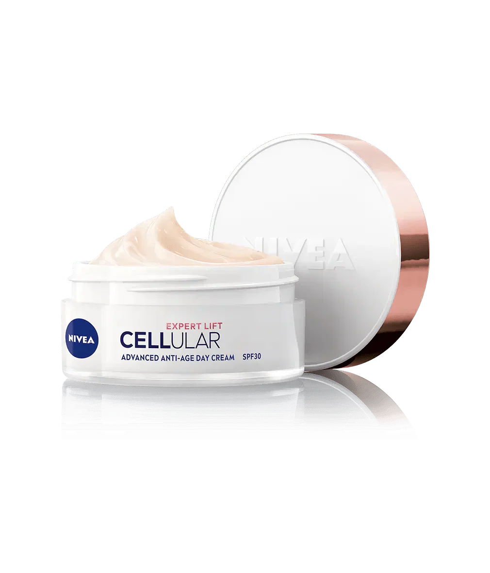 Nivea Cellular Expert Lift Pure Bakuchiol + HA Anti-Age Day Cream SPF30 50ml - 3 Pack