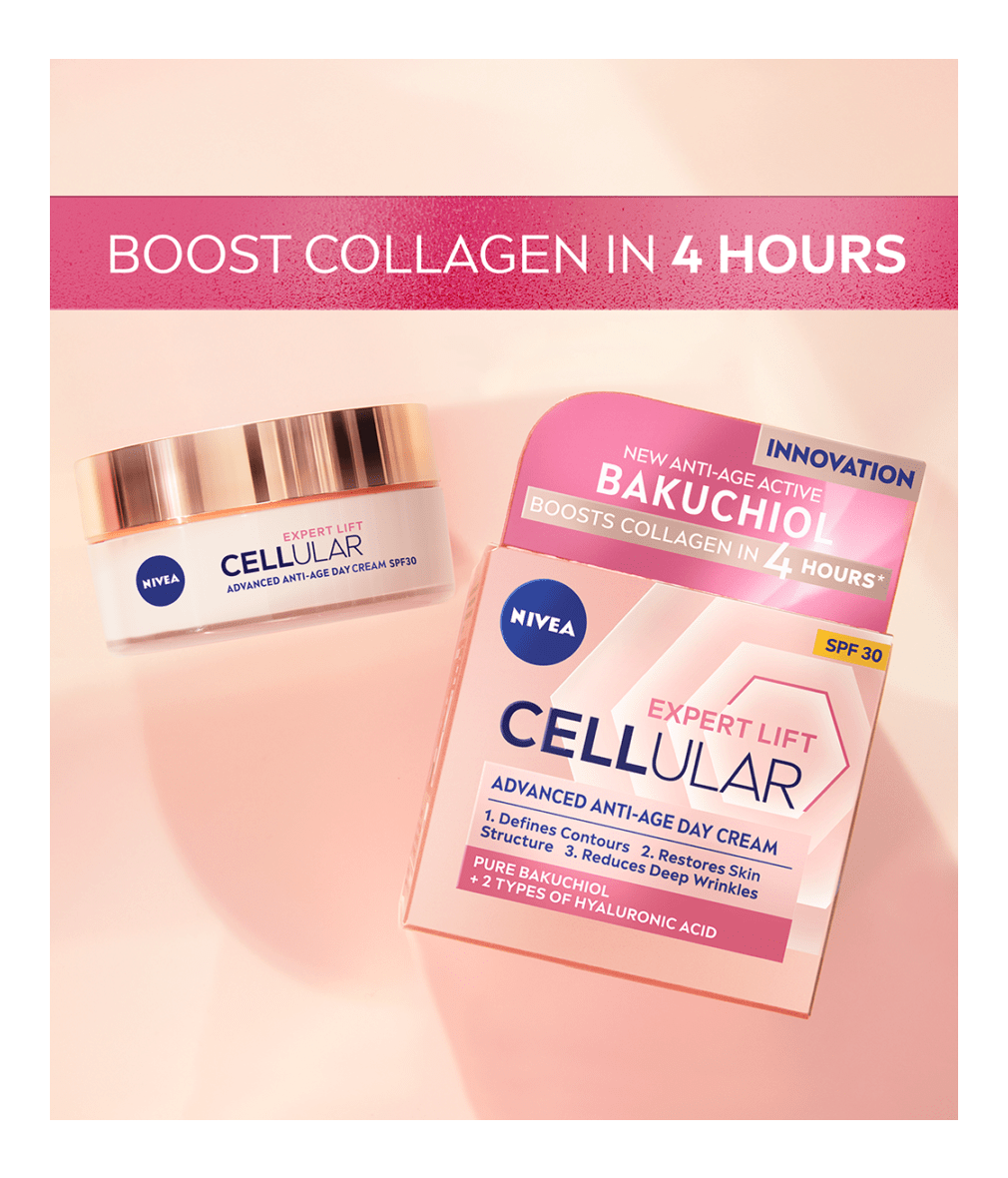 Nivea Cellular Expert Lift Pure Bakuchiol + HA Anti-Age Day Cream SPF30 50ml