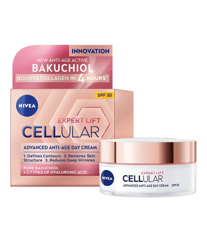 Nivea Cellular Expert Lift Pure Bakuchiol + HA Anti-Age Day Cream SPF30 50ml