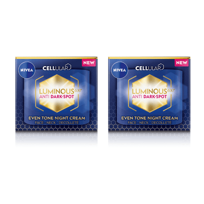 Nivea Luminous 630 Anti Dark Spot Night Cream  50ml / 1.7 fl oz - 2 Pack