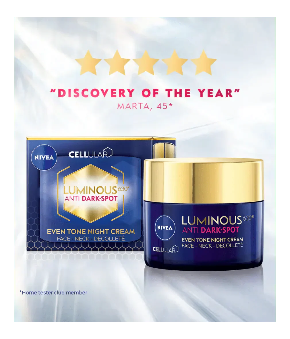 Nivea Luminous 630 Anti Dark Spot Night Cream  50ml / 1.7 fl oz